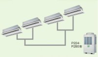 鳥取・島根・岡山・広島・山口・業務用エアコン　東芝　2方向吹出し　同時ダブルツイン　ワイヤードリモコン　省工ネneo　AWSF22455M　P224（8馬力）　スーパーパワーエコキュープ　三相200V